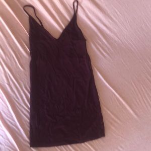 Maroon mini dress